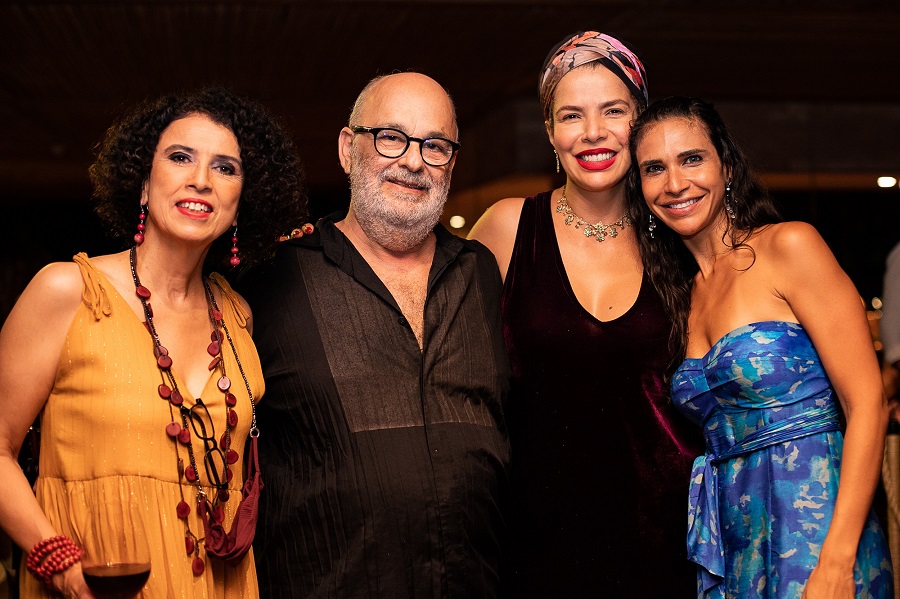 Paula Morelembaum, Jacques Morelembaun, Vanessa da Mata e Bárbara Garcia        